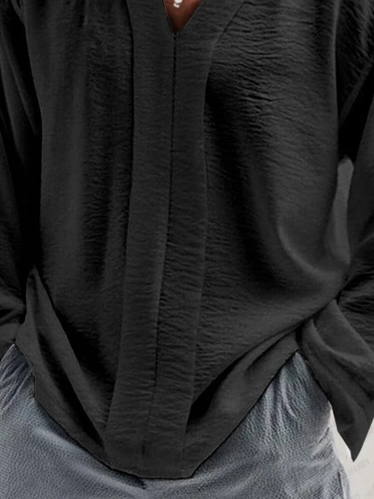 Leisure Simple Pullover Top - Image 4