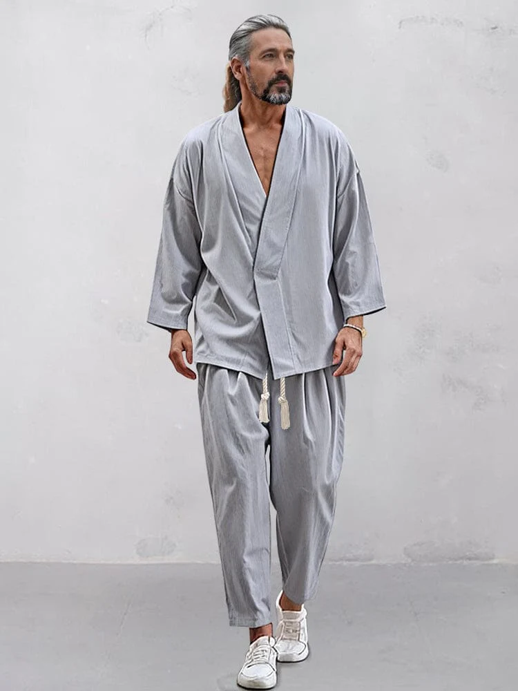 Leisure Soft Shirt Pants Set - Image 5