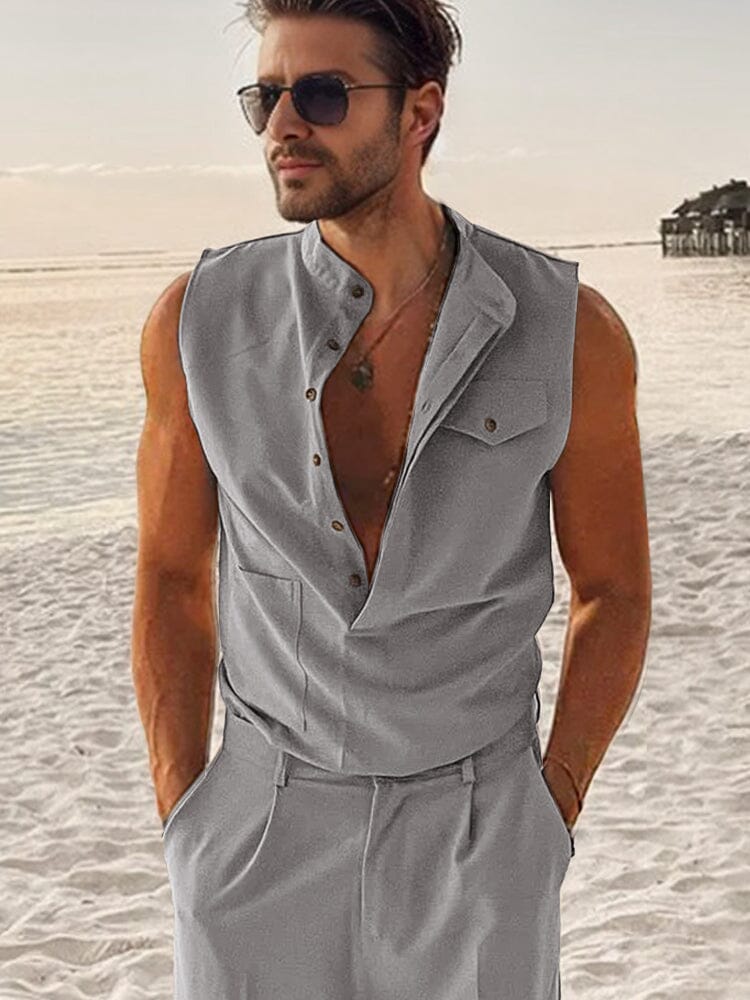 Leisure Trendy Tank Top Set - Image 3