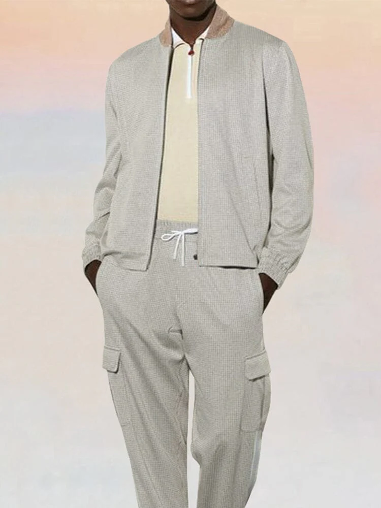 Leisure Waffle 2-Piece Jacket Set - Image 3