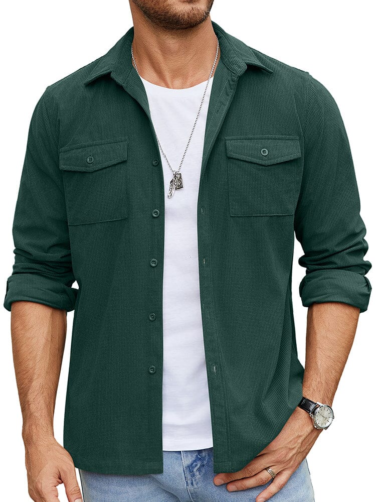 Leisure Waffle Shirt Jacket (US Only) - Image 12
