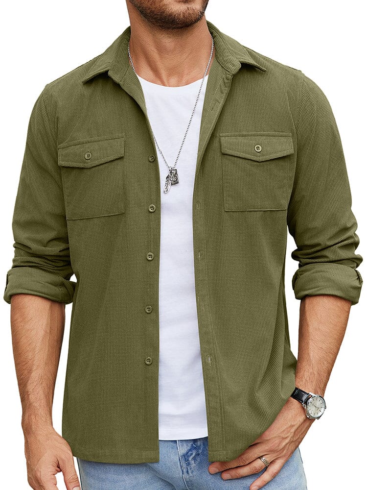 Leisure Waffle Shirt Jacket (US Only) - Image 2
