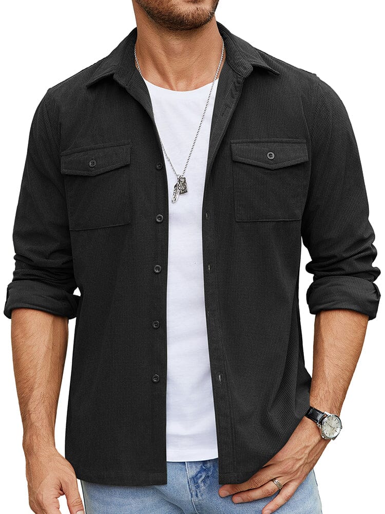 Leisure Waffle Shirt Jacket (US Only) - Image 3