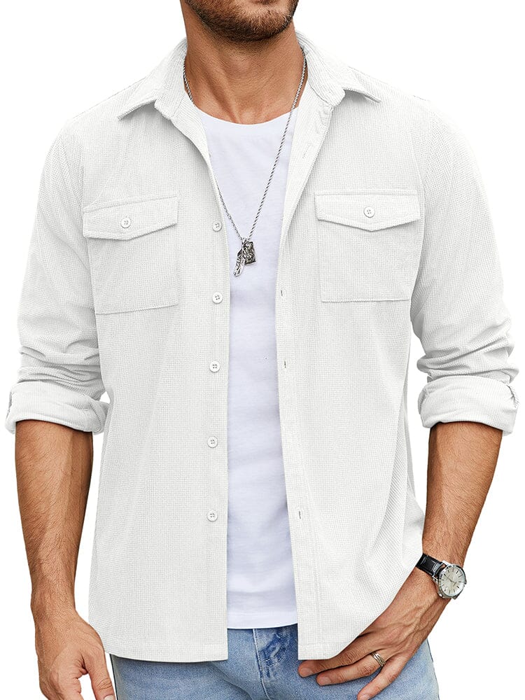 Leisure Waffle Shirt Jacket (US Only) - Image 6