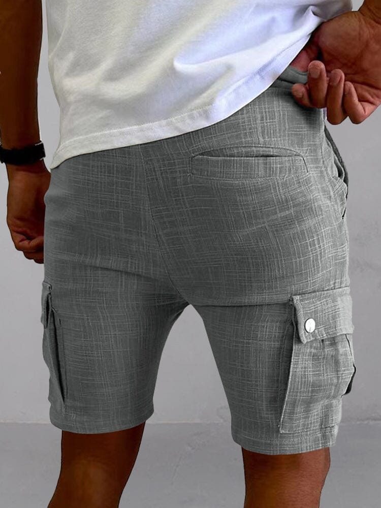 Lightweight 100% Cotton Cargo Shorts - Image 6