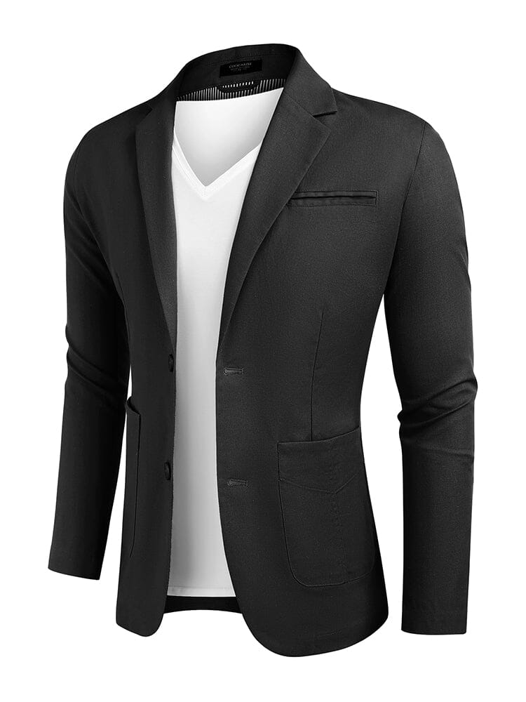 Lightweight Cotton Linen Blazer Jacket (US Only) - Image 2