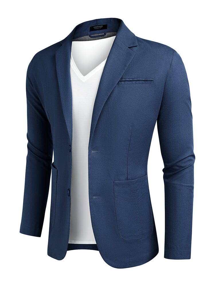Lightweight Cotton Linen Blazer Jacket (US Only) - Image 3