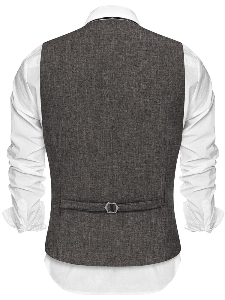 Lightweight Double Breasted Suit Vest (US Only) - Image 8