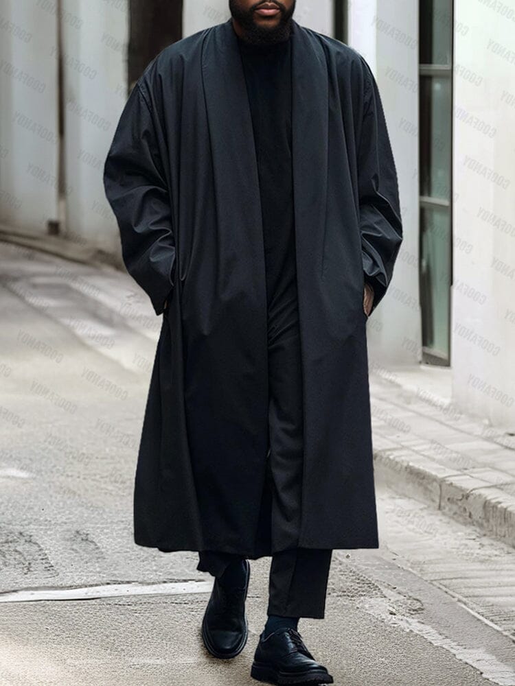 Lightweight Loose Fit Trench Coat - Image 3