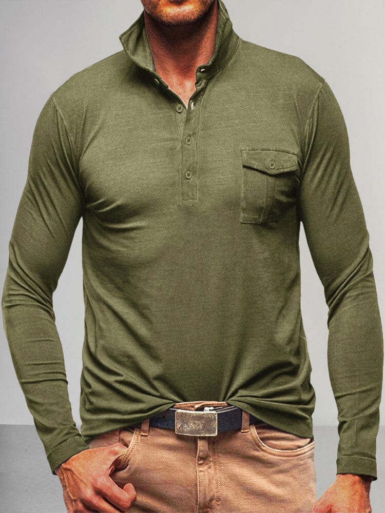 Lightweight Solid Polo Shirt - Image 2