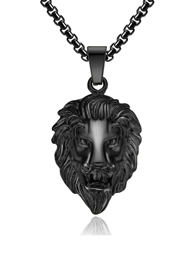 Lion Head Pendant Necklace - Image 3