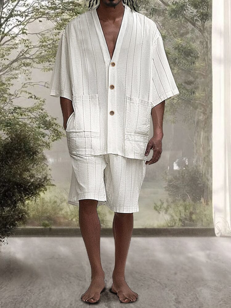 Loose Linen Blend 2-Piece Outfits - Image 3