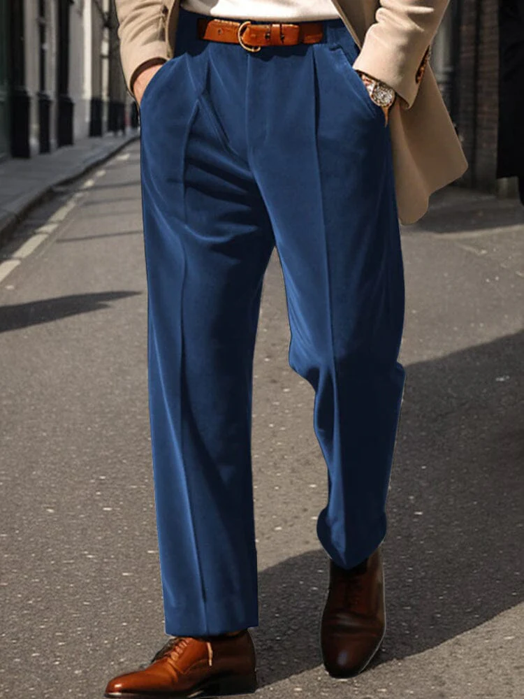Luxe Comfy Velvet Suit Pants - Image 3