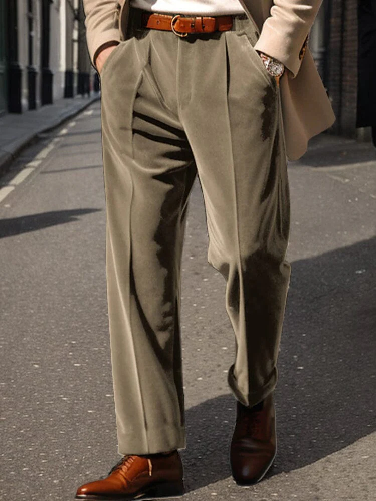 Luxe Comfy Velvet Suit Pants - Image 4