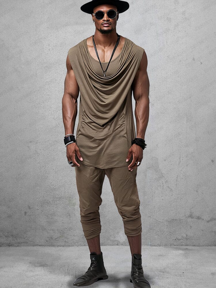 Luxe Fake 2-Piece Tank Top Set - Image 2
