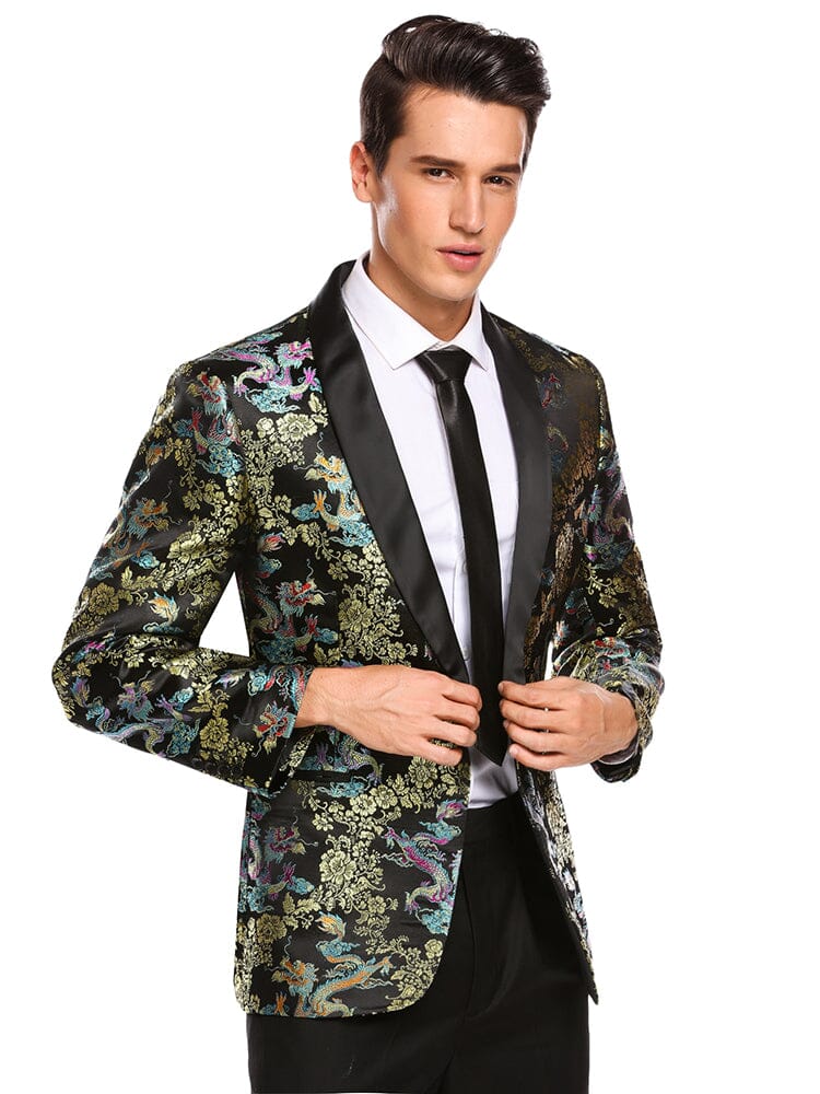 Luxury Floral Embroidered Blazer (US Only) - Image 11