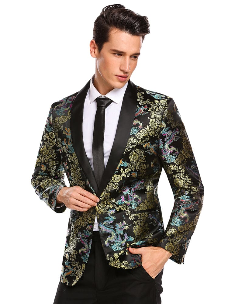 Luxury Floral Embroidered Blazer (US Only) - Image 12