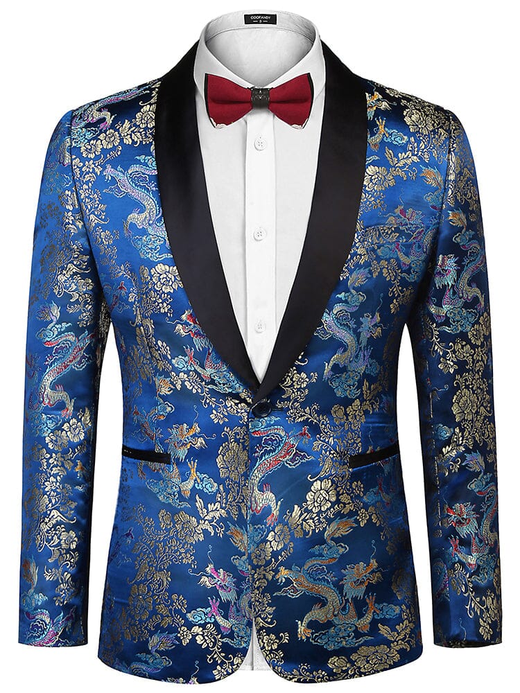 Luxury Floral Embroidered Blazer (US Only) - Image 3