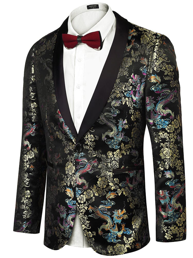 Luxury Floral Embroidered Blazer (US Only) - Image 9