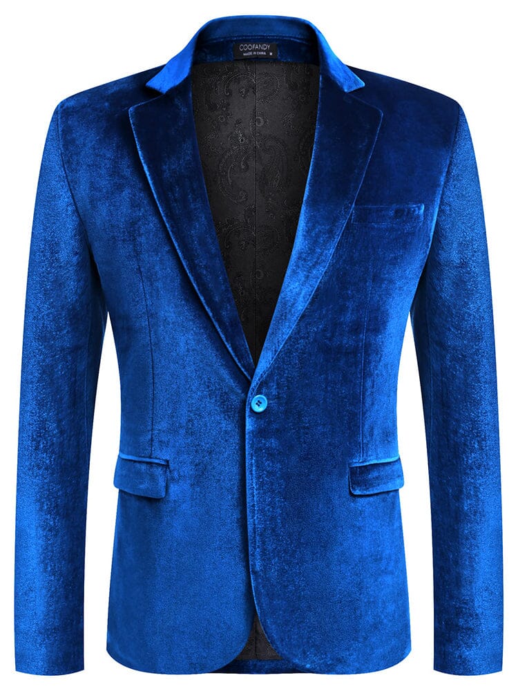 Luxury Velvet Blazer Jacket (US Only) - Image 2