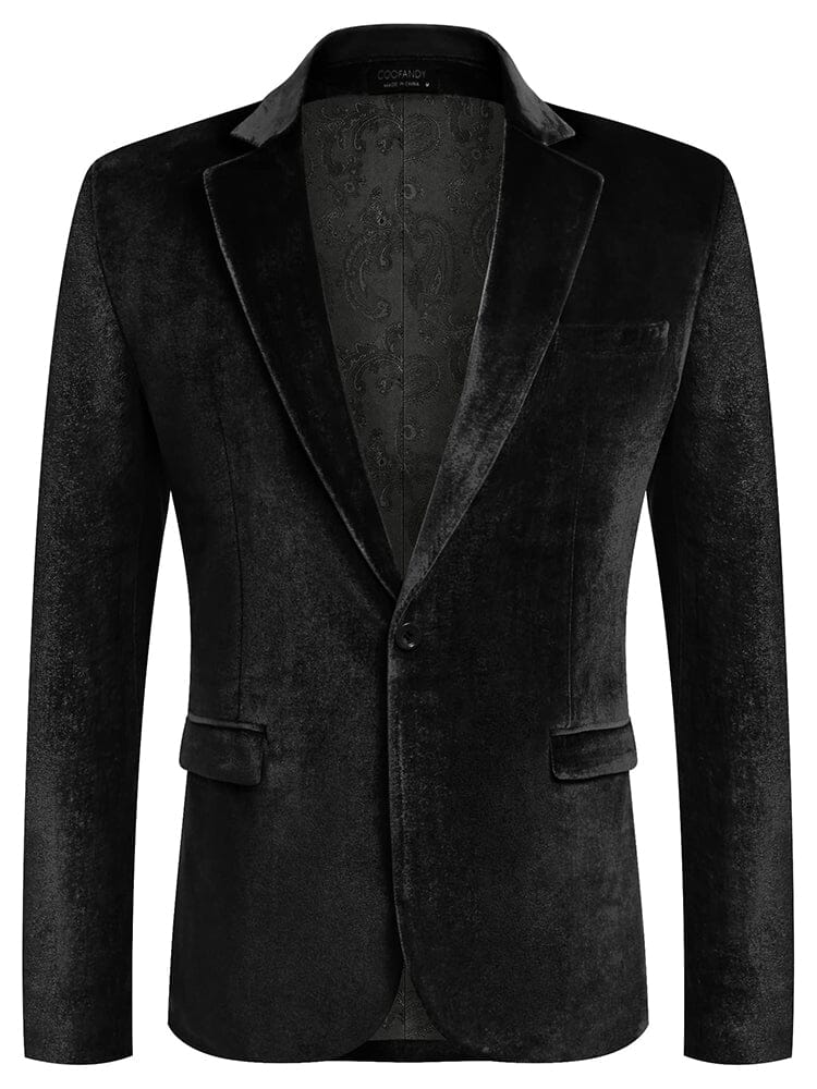 Luxury Velvet Blazer Jacket (US Only) - Image 5