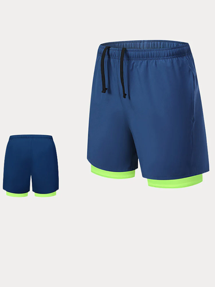 Men's 2-in-1 Lined Running Shorts - Image 6