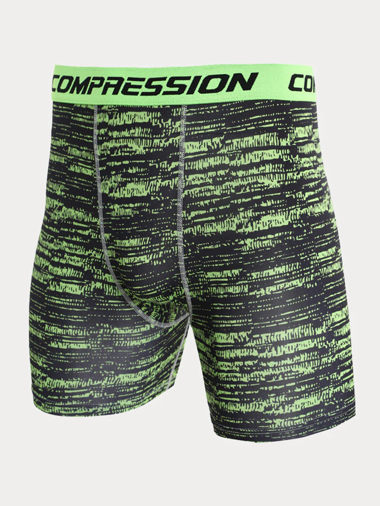 Men's Camo Compression Training Shorts - Image 11