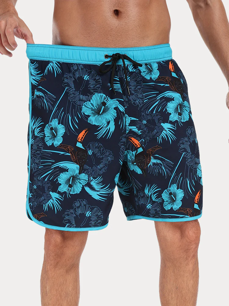 Men's Quick-Dry Printed Swim Trunks - Image 10