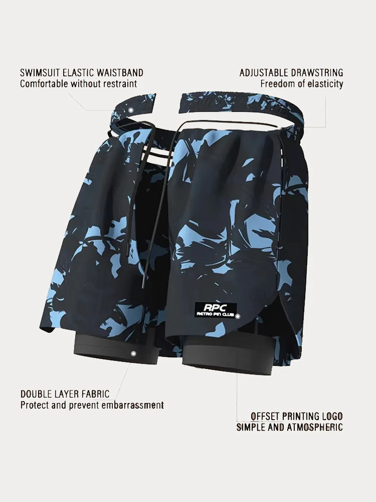 Men's Summer Printed Boardshorts - Image 15