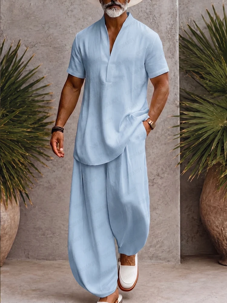 Minimalism Relaxed Fit Cotton Matching Set - Image 2