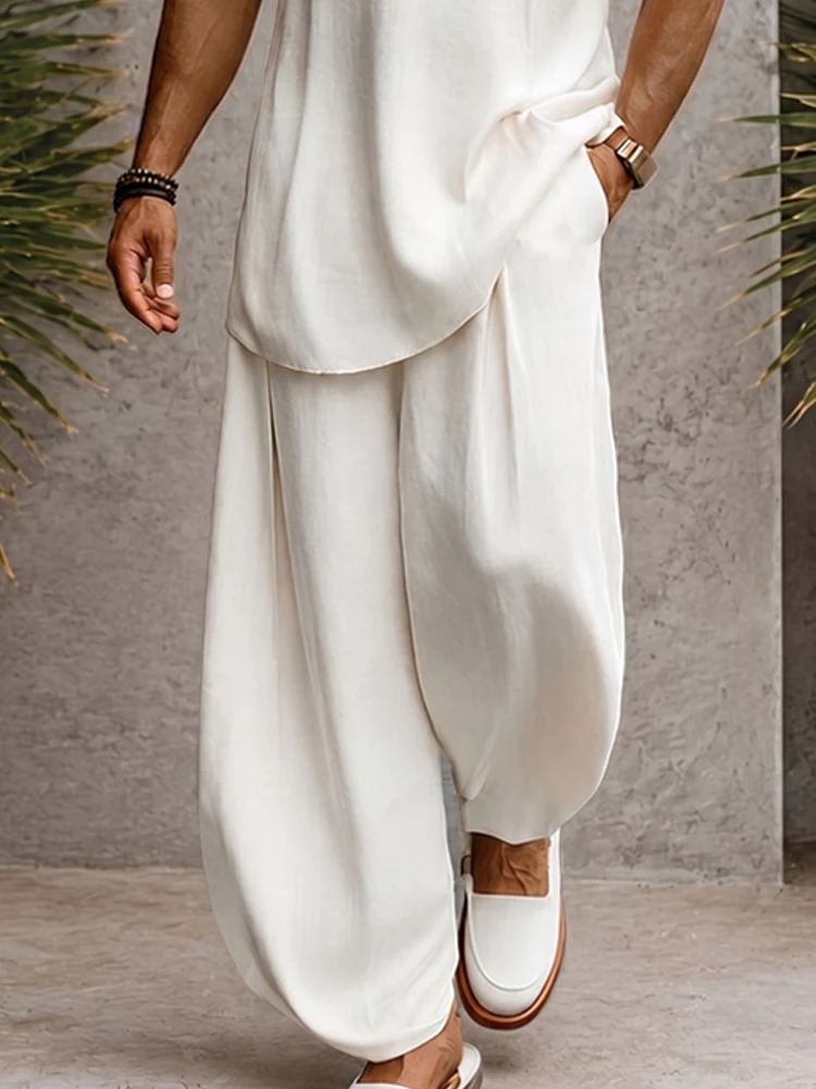 Minimalism Relaxed Fit Cotton Matching Set - Image 4