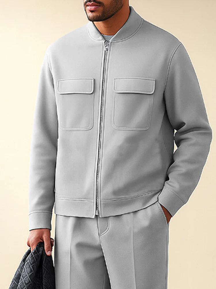 Minimalist Comfort Jacket Pants Set - Image 3
