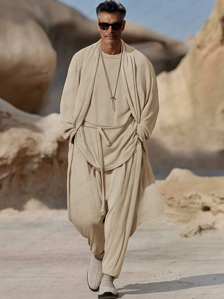Minimalist Earth Tones 3-Piece Outfits - Image 2