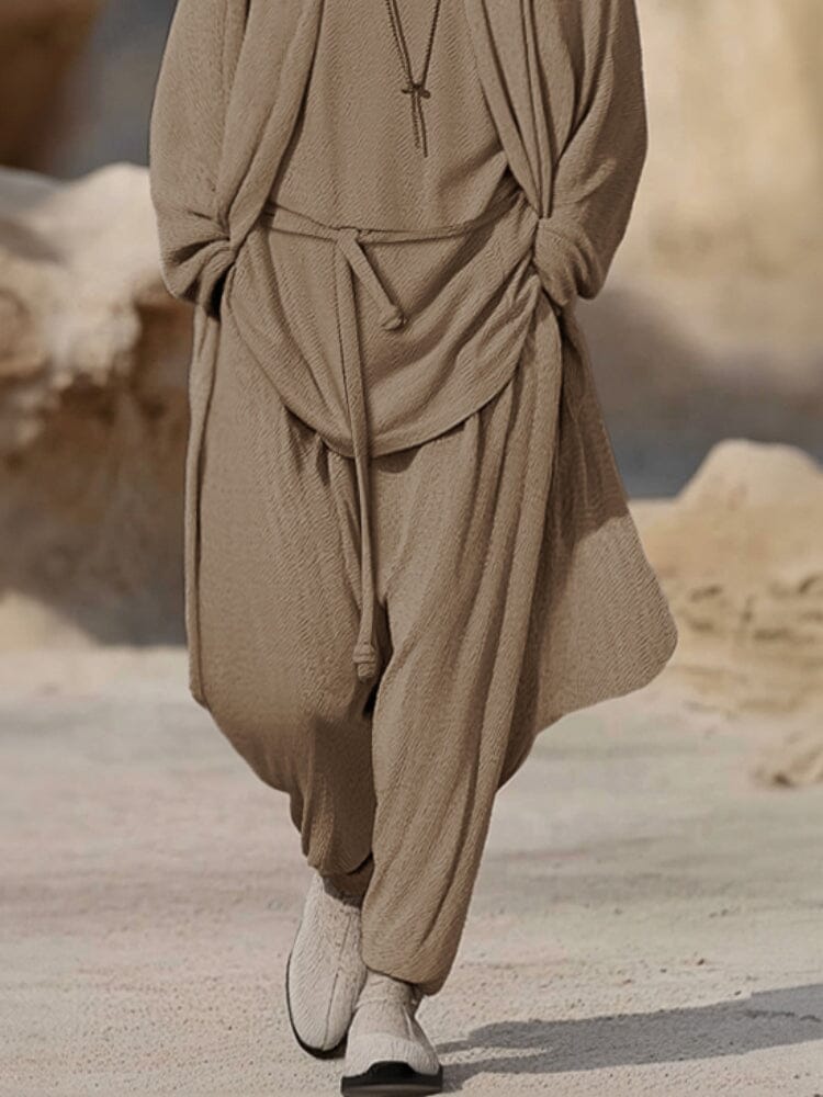 Minimalist Earth Tones 3-Piece Outfits - Image 3