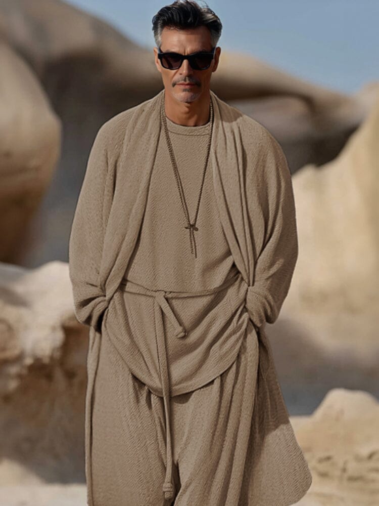 Minimalist Earth Tones 3-Piece Outfits - Image 4