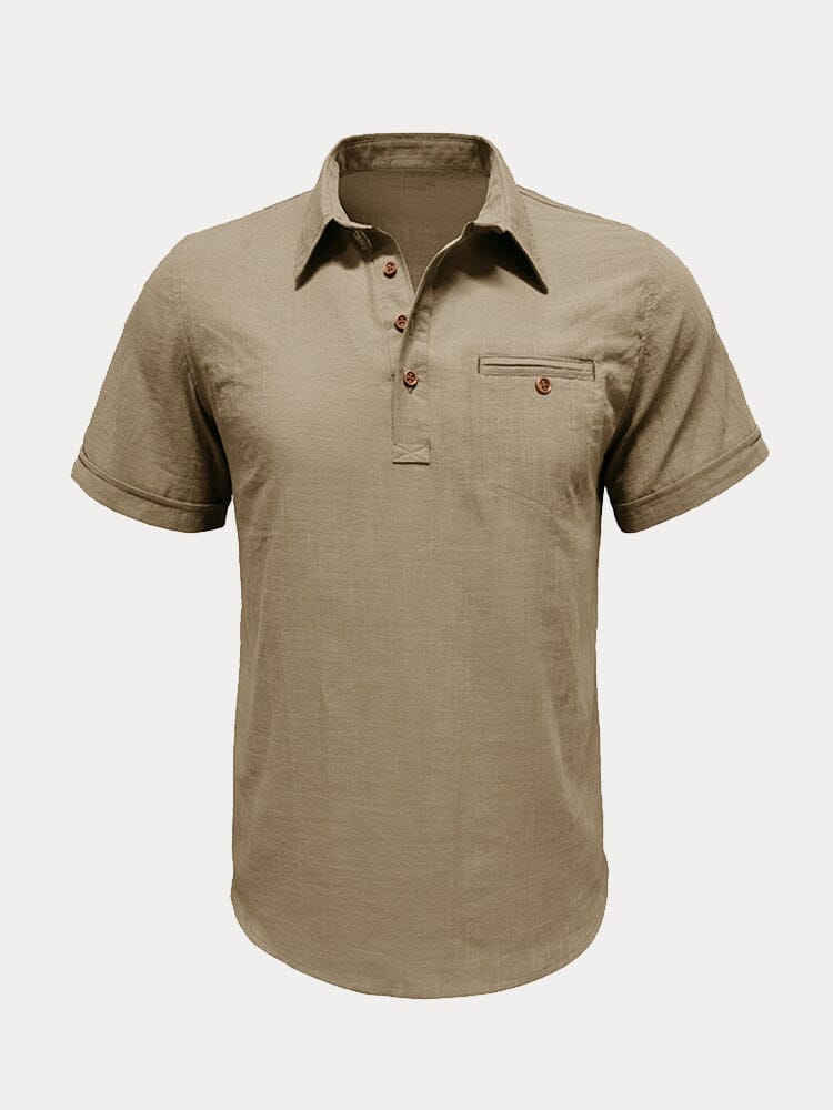 Minimalist Linen Style Shirt - Image 6