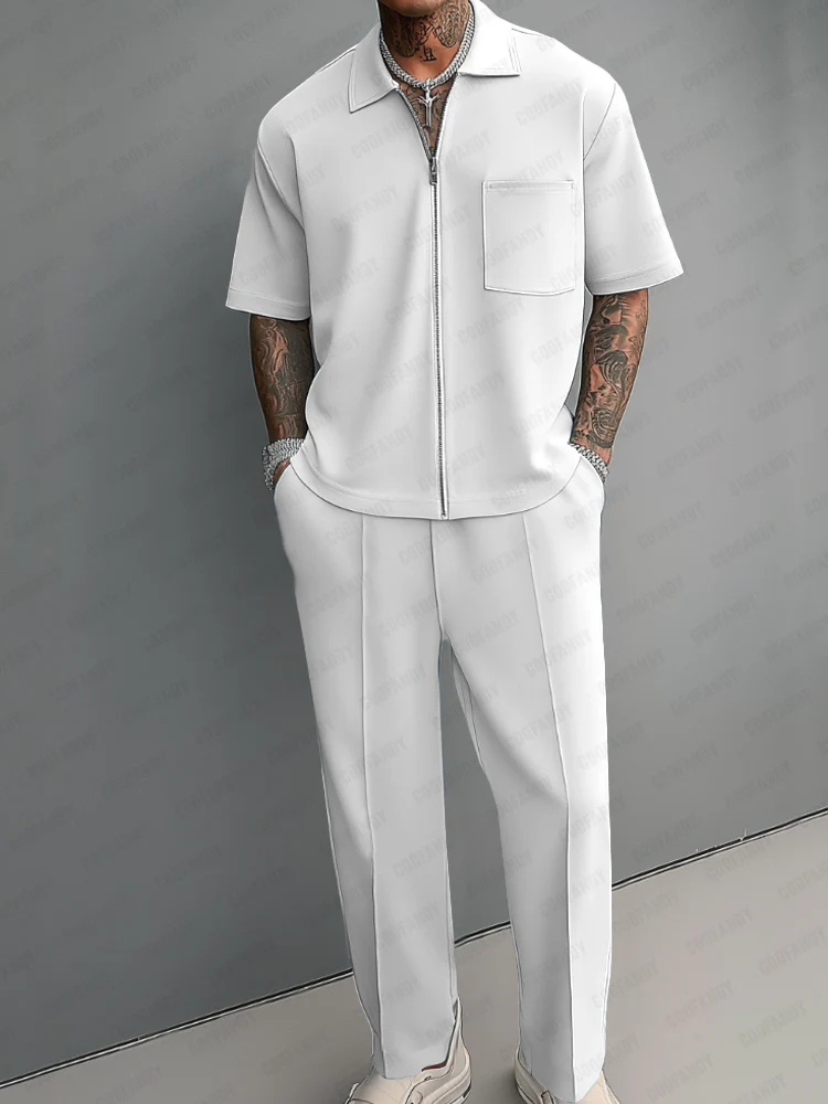Minimalist Relaxed Fit Casual Set - Image 2