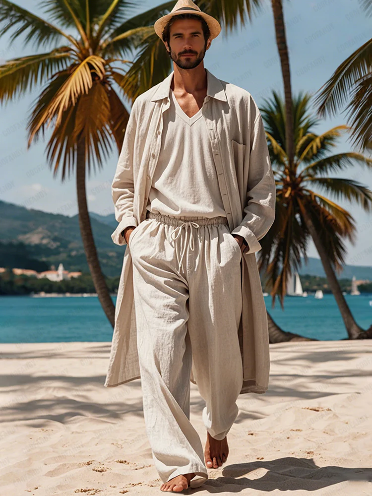 Minimalist Resort Cotton 3-Piece Set - Image 2