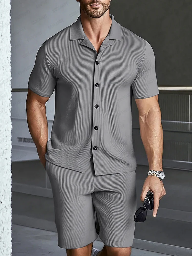 Minimalist Soft Textured Casual Set
