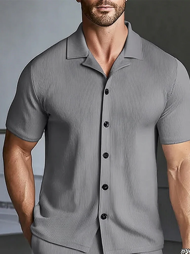 Minimalist Soft Textured Casual Set - Image 3