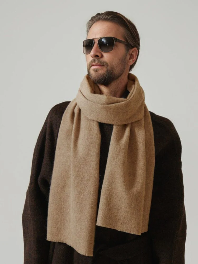 Minimalist Soft Wool Scarf - Image 3