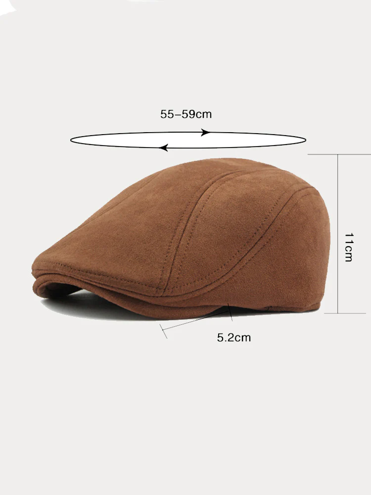 Minimalist Suede Beret Hats - Image 9