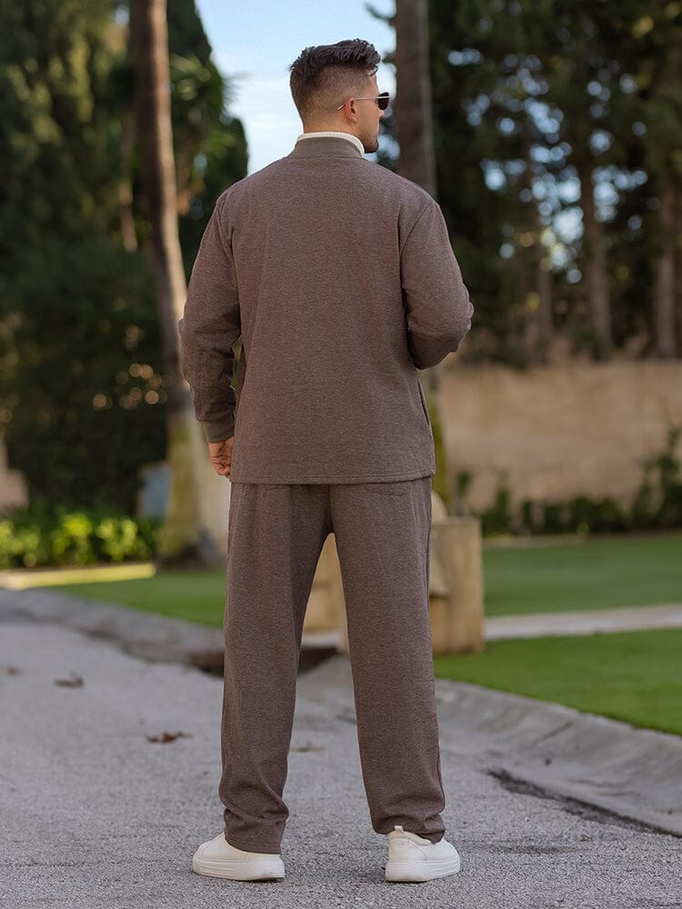 Minimalist Zippered Jacket Set - Image 27