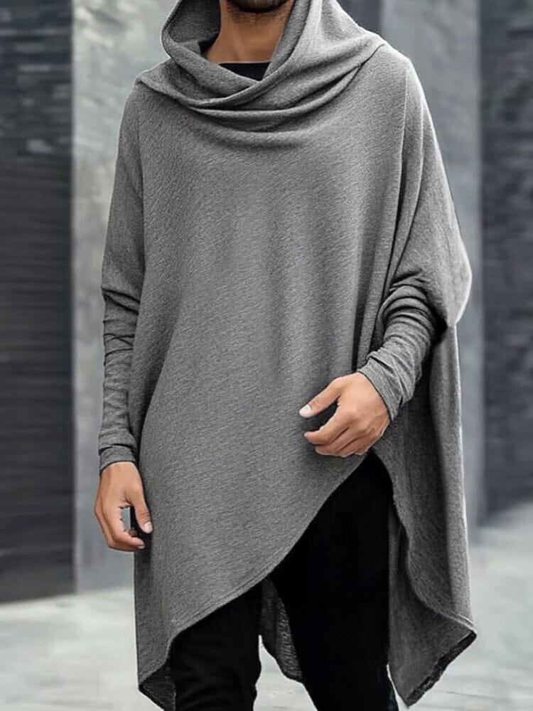 Modern Asymmetrical Hooded Top - Image 16