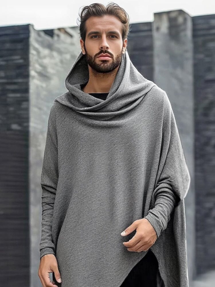 Modern Asymmetrical Hooded Top - Image 7