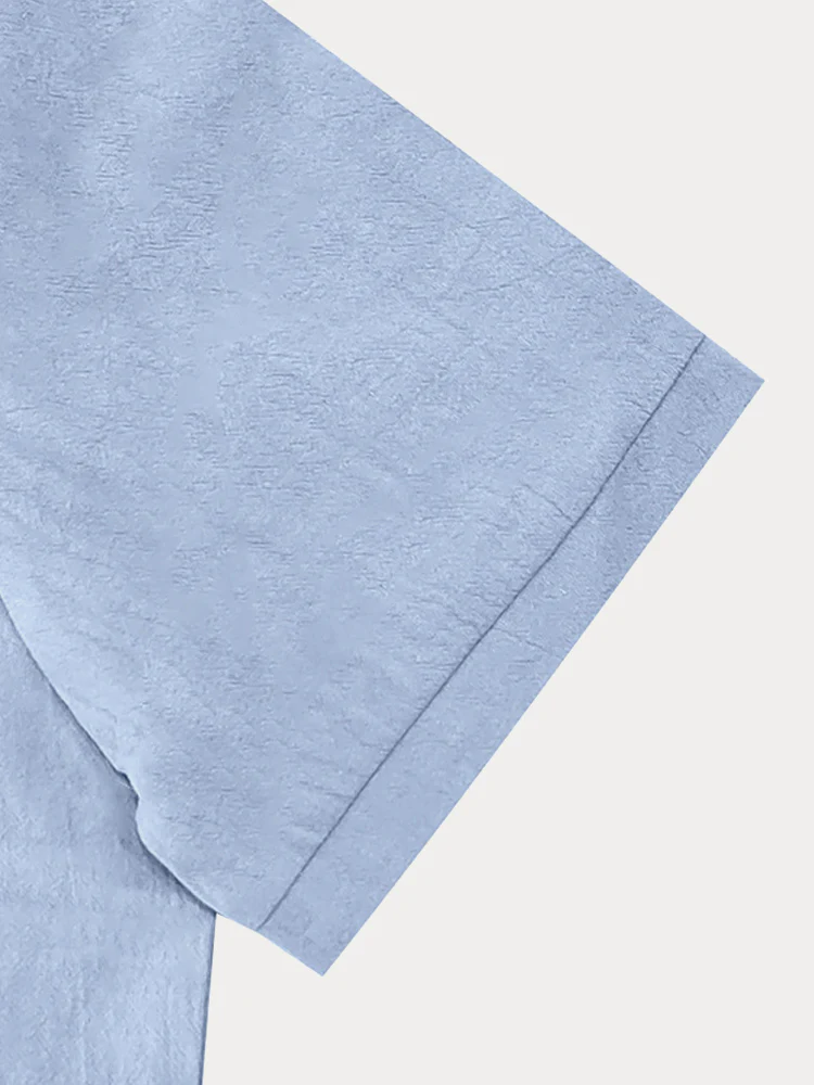 Modern Basic Cotton Shirt Shorts Set - Image 16