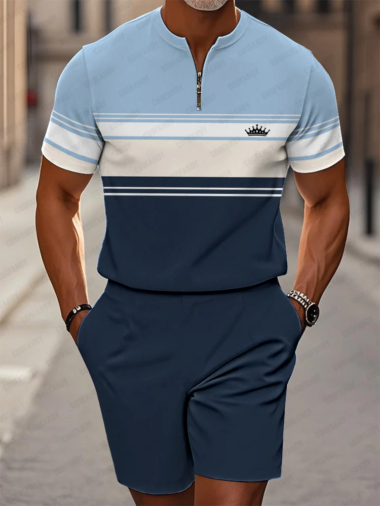 Modern Casual Colorblock 2-Piece Set - Image 2