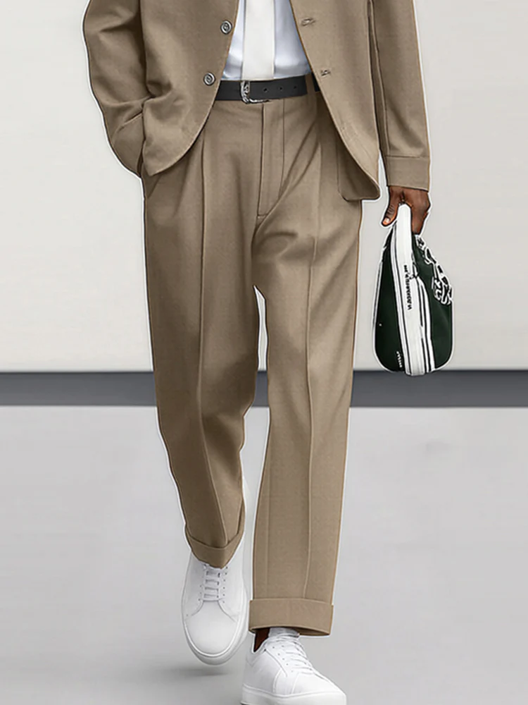 Modern Comfort Suit Jacket Pants Set - Image 4