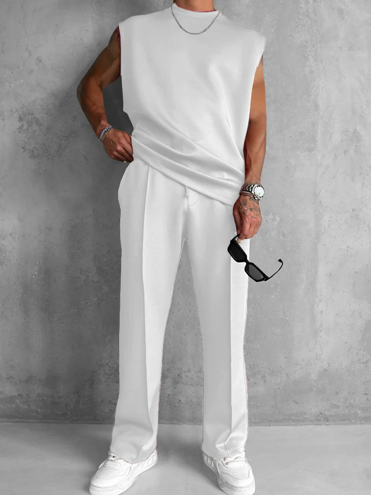 Modern Comfort Tank Top Pants Set - Image 2