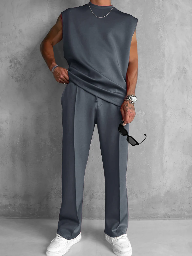 Modern Comfort Tank Top Pants Set - Image 3